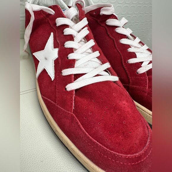 Golden Goose Red Ball Star Sneakers Size 12 - Picture 9 of 13